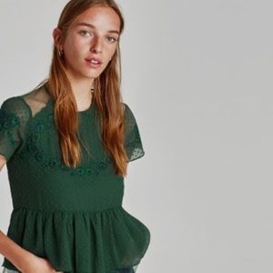 Zara TRF Embroidered Babydoll